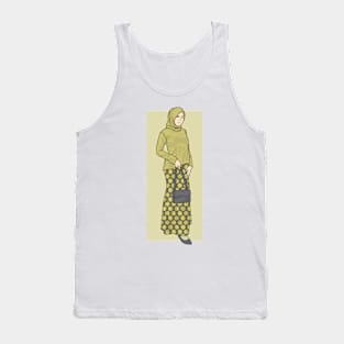 Woman In Kabaya Dress Tank Top